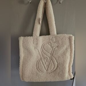 Victoria's Secret sherpa tote bag